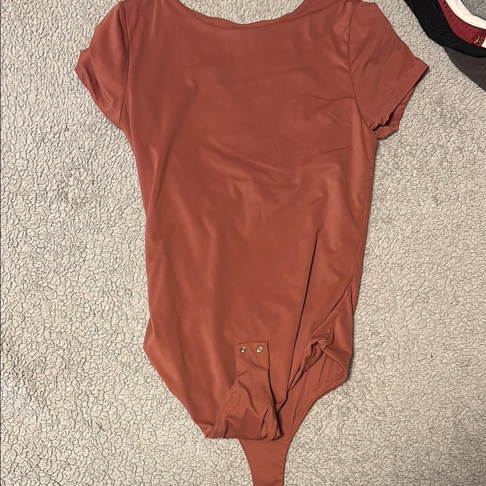 Amazon Brown Bodysuit Top Classic Design